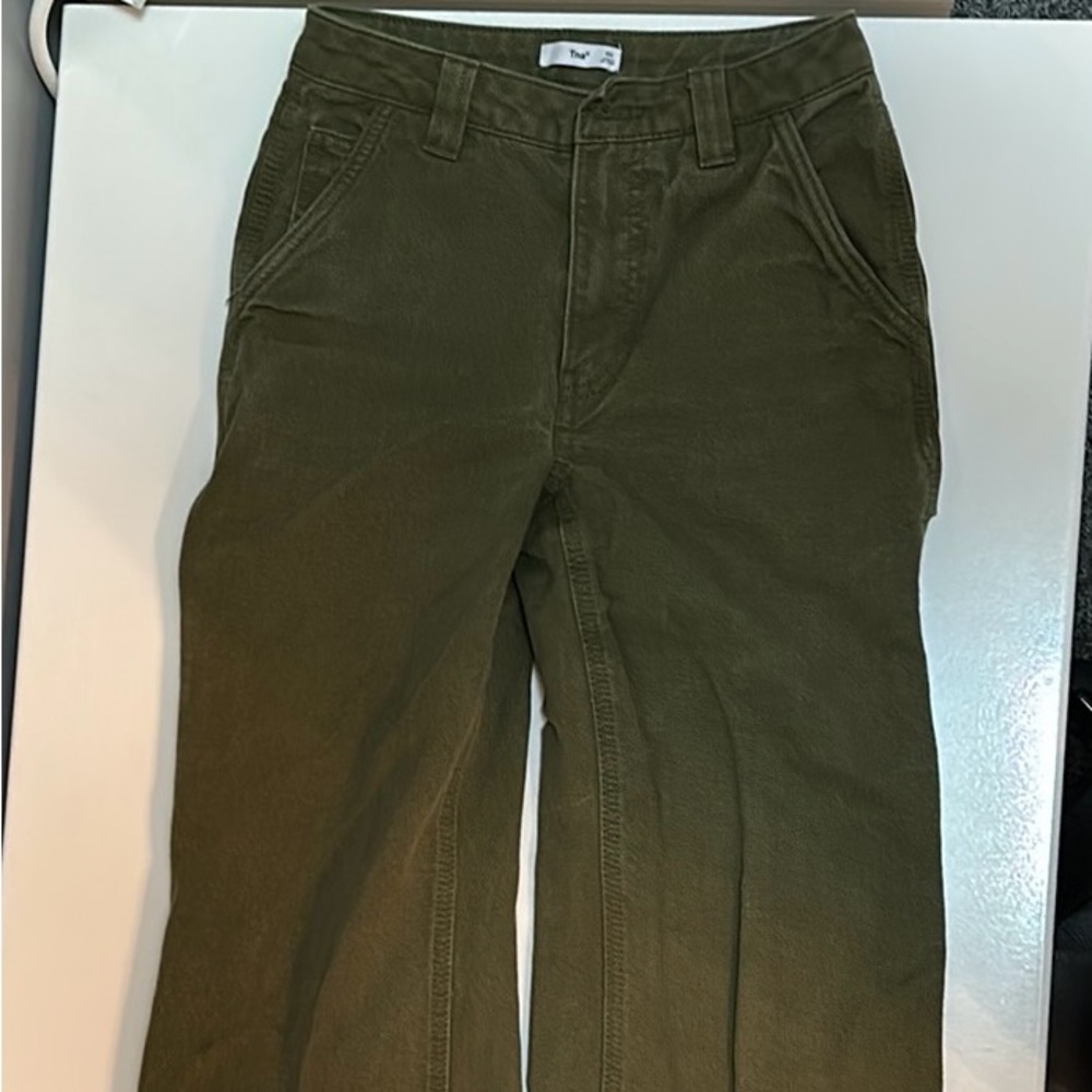 TNA green jeans US 00